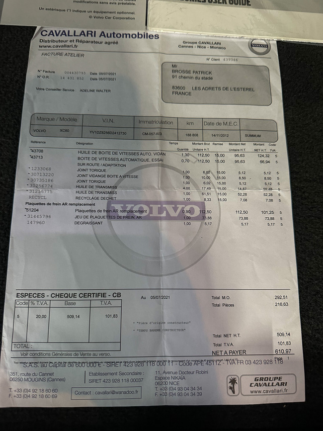 Volvo XC 60, 2012, 2.4 dīzelis, automāts