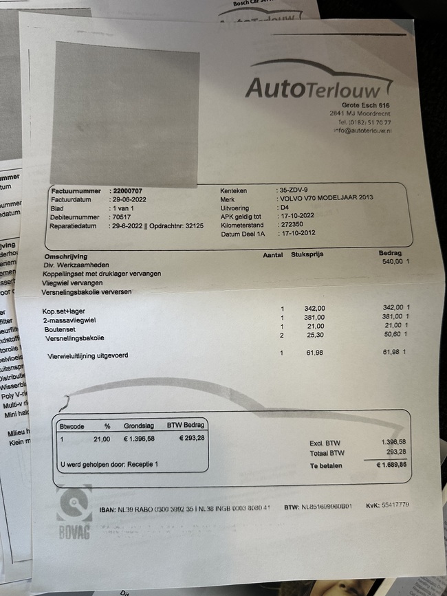 Volvo V70, 2012, 2.0 dīzelis, manuāla