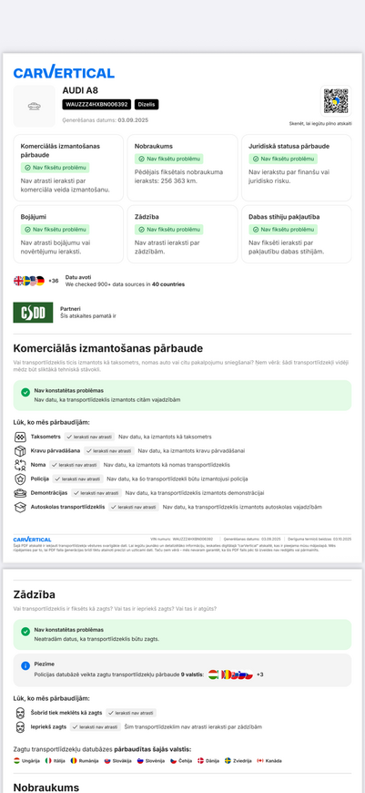 Audi A8, 2010, 4.2 dīzelis, automāts