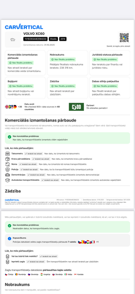 Volvo XC 60, 2014, 2.4 dīzelis, manuāla