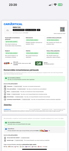 Bmw 530, 2017, 2.0 hibrīds, automāts