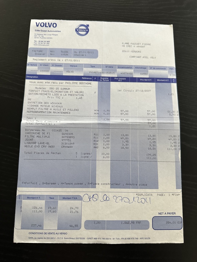 Volvo S80, 2007, 2.4 dīzelis, automāts