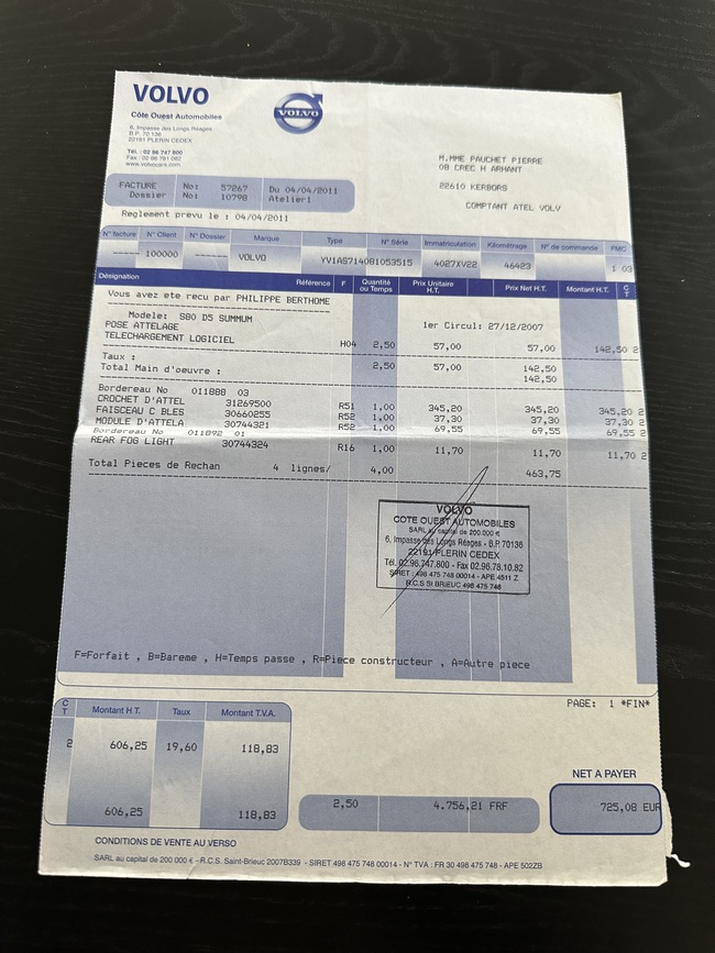 Volvo S80, 2007, 2.4 dīzelis, automāts