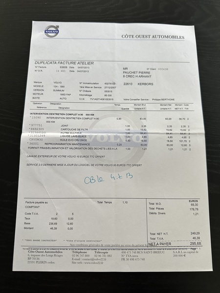 Volvo S80, 2007, 2.4 dīzelis, automāts