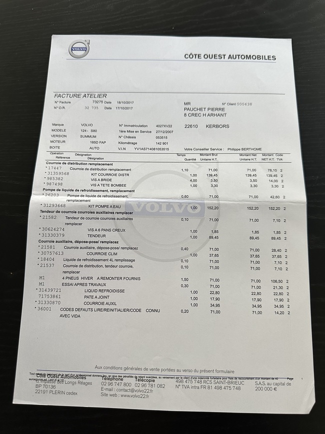 Volvo S80, 2007, 2.4 dīzelis, automāts