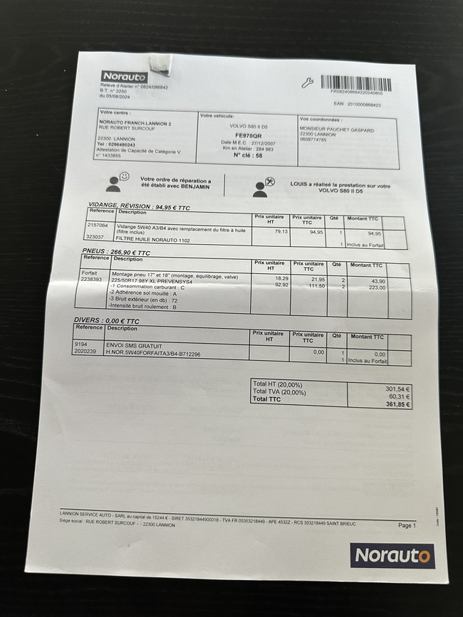 Volvo S80, 2007, 2.4 dīzelis, automāts